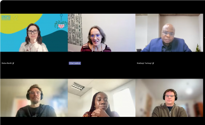 screenshot of the panelists